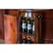 Vintiquewise Wooden Wine Barrel Console, Bar End Table Lockable Cabinet QI003403L - alternate 2